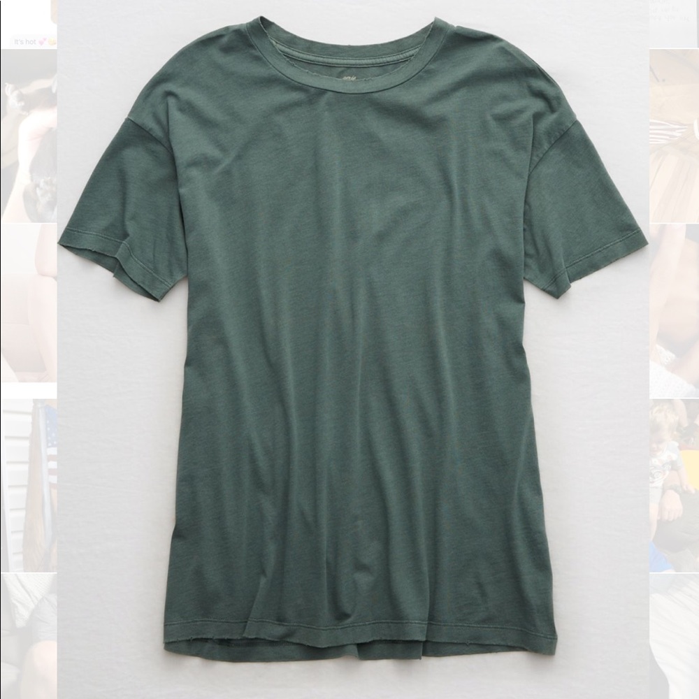 American Eagle Aerie distressed boyfriend t shirt